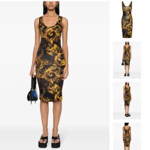 Versace Jeans Couture Midi Dress Size 4